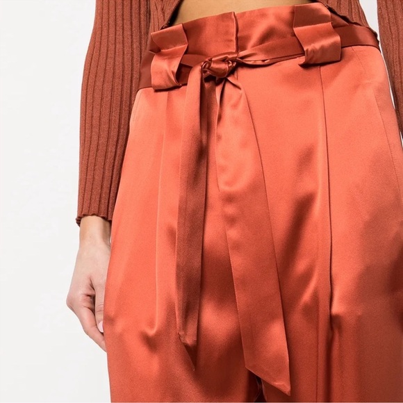 MISA Los Angeles Vep Pants in Burnt
Orange Satin
$138 $385 NWT - Picture 5 of 6